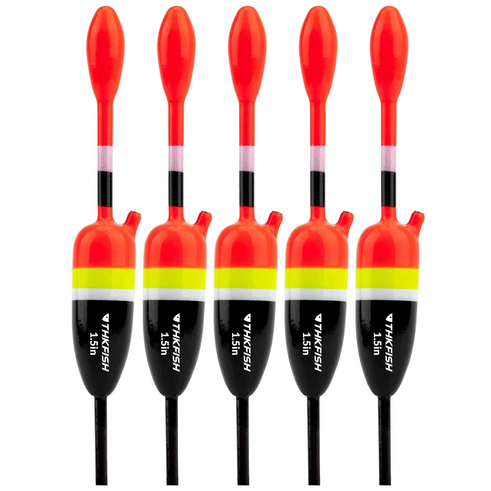 Fishing Bobbers Fishing Floats and Bobbers Slip Bobbers for Fishing Balsa Floats Crappie Fishing Bobbers Floatage 1/10Oz(2.49"X0.61"X5.61")-5Pcs