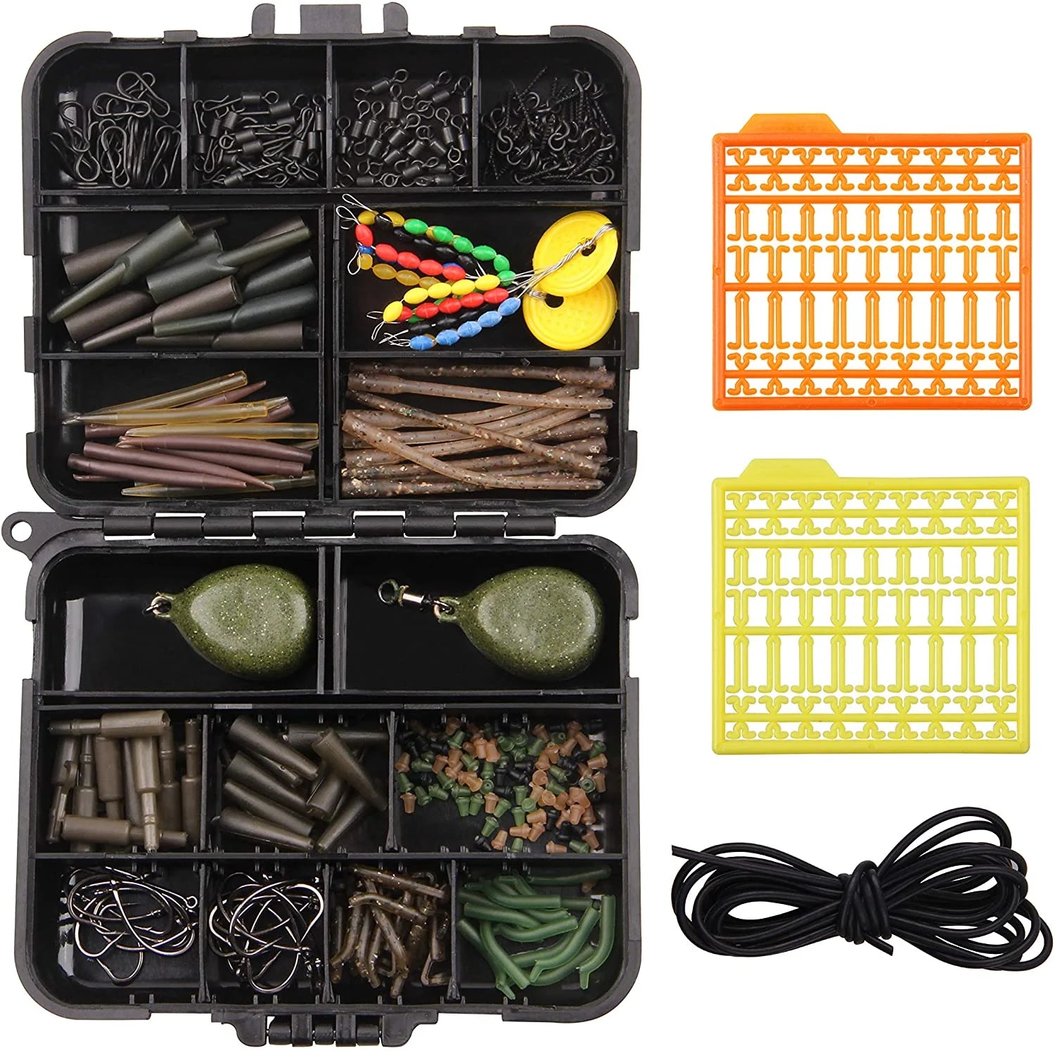 Carp Fishing Tackle Kit Carp Fishing Equipment, 217Pcs Carp Fishing Bait Fishing Gear