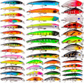 Bass Fishing Lures Kit Set Topwater Hard Baits Minnow Crankbait Pencil VIB Swimbait for Bass Pike Fit Saltwater and Freshwater