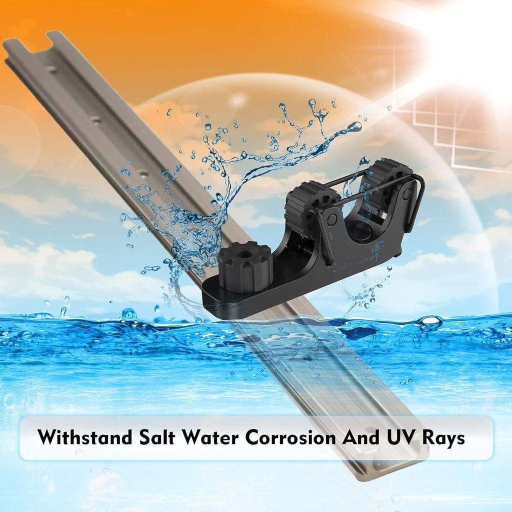 2 Pcs Kayak Paddle Holder Kayak Track Mount Accessories Kayak Oar Holder Standar