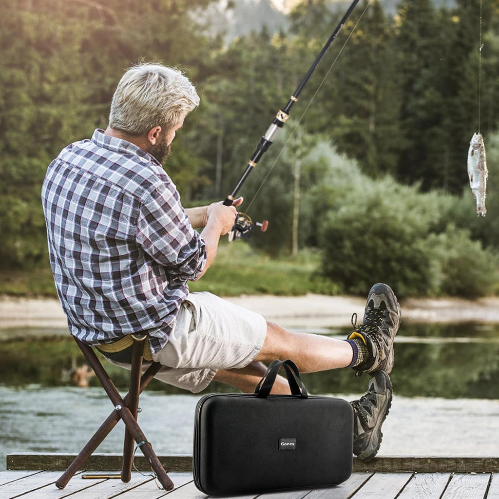 Fishing Rod and Reel Combo Telescopic Pole Set with Fishing Line, Fishing Lures Kit and Carrier Bag for Sea Saltwater Freshwater, 6/7/8/9 Feet